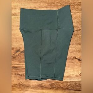 Vuori Green High-Waisted Shorts
